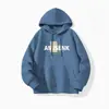 Sudadera con capucha unisex simple y versátil de marca de moda, engrosada para primavera y otoño, conjunto de pareja de estudiantes de talla grande 2025