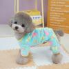 Roupas para Cães Outono e Inverno Respiráveis VIP Teddy Bomei Roupas para Cães Pequenos Espessadas 24 Mar de Flores Quatro Patas Fleece