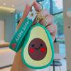 Carteira de Moedas de Silicone de Frutas Fofa Chaveiro Bolsa de Armazenamento Pingente Chaveiro Pingente Chaveiro Atacado de Boneca Criativa