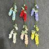 Flor de Hirundo Artificial de 3 Pétalas Produto Acabado, Flor de Seda Artificial para Decoração de Casamento, Flor de Plástico com Acabamento de Alto Padrão para Arranjos de Casamento