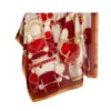 Pañuelo de seda estampado estilo europeo y americano con cadena, pequeño cuadrado, similar a la seda, para mujer, para primavera y verano, protección para el cuello, profesional.