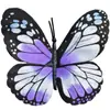 Accesorios de Mariposas Simuladas, Flores Falsas de Seda, Pasador para el Cabello y Tocados DIY, Accesorios para el Cabello Estilo Antiguo Dinastía Han, Decoración para Fotografía de Bodas
