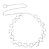 Cinto Metal Corrente de Cintura Feminina Flor Novos Acessórios Decoração de Cintura Vestido Estilo Coreano Corrente Fina Decorativa Corrente de Cintura