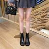 Botas de Herradura Estilo Británico Otoño e Invierno 2026, Botines Elásticos de Media Pantorrilla con Diseño Personalizado Chelsea para Mujer, Stock Disponible Transfronterizo