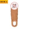 Maza de cristal vibratoria con púas transfronteriza para hombre, divertida, transparente, extendida, juego de pene de maza, juego de pene artificial