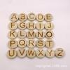 Disco de madera grabado 30 mm 26 letras/números Espesor 7 mm Disco de madera grabado letra A-Z