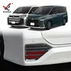 Adecuado para Toyota 22 Voxy Noah Serie 90 Parachoques Trasero Especial Lámpara Antiniebla Modificada Marco Decorativo Brillante Electrochapado
