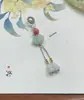 Rope Teñido a Mano Estilo Chino Cheongsam Traje Tang Disfraz Han Botón a Presión Colgante para Mujer Retro Guofeng Colgante Colgante Accesorios para Ropa Botón