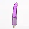 Acessórios para máquinas de sexo, vibrador realista de três furos para homens e mulheres, bolinhas anal de cristal, brinquedos divertidos especiais de SM para flerte para mulheres