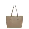Bolso tote de estilo europeo y americano transfronterizo, gran capacidad, bolso de mano con lazo estilo coreano, retro y moderno, adecuado para ir al trabajo, bolso de hombro para mujer
