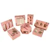 Caja de Regalo con Ventana, Cosméticos, Postre Caja de Color Universal con Forma Especial, Caja de Embalaje FSC, Logo Personalizado en Lotes Pequeños