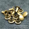 Clavos de Sombrero, Remaches, Clavos de Sombrero de Cara Única/Doble Cara, Metal Cobre Hierro Ropa DIY Clavos a Presión, Remaches, Clavos de Acero, Clavos Sólidos