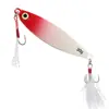 Fabricante Atacado Isca Artificial para Pesca Costeira, Jigging e Corrico com Anzóis com Ranhura de Sangue e Anzóis de Pena