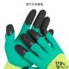 Luvas de Látex Personalizadas Atacado Luvas de Nylon com Espuma de 13 Agulhas Resistentes ao Desgaste Antiderrapantes Espessadas Mergulhadas em Borracha Luvas de Proteção do Trabalho
