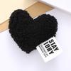 Accesorios, Ropa y Prendas de Felpa con Forma de Corazón para Otoño e Invierno, Accesorios para el Cabello, Corazón Tridimensional Relleno de Algodón con Etiqueta