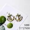Accesorios de Joyería de Aleación Barco Ancla Marina Deseo Venta Caliente Accesorios de Joyería de Aleación de Zinc Colgante Vintage de 31*27mm