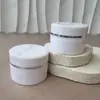 Botella Blanca Grande de Ángulo Recto Personalizada de 50g Caja de Crema de Plástico de 20g Tarro de Empaque Cosmético Crema de Mascarilla de Barro Crema para Ojos Botella Vacía