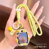 Adecuado para el reloj Little Genius Z12/Z11/Z9A/Z10 Lanyard Oso Mantequilla/Z8/Z7A Funda 3D de Dibujos Animados D3