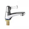 Torneira de Pia de Banheiro de Furo Único para Água Fria, Torneira de Pia de Pedestal para Cozinha, Pia de Cerâmica de Cobre