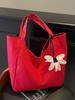 2025 Primavera Nuevo Estilo Coreano Casual Simple Bolso Tote de Gran Capacidad Ligero para Ir al Trabajo Estilo Casual Bolso de Hombro para Mujer