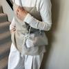 Lindo Bolso Pequeño de Estilo Coreano para Mujer 2025 Nuevo Verano Simple Bolso Cruzado Textura de Mano Axila Viajero Bolso Concha