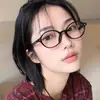 Nuevas Gafas Ovaladas Pequeñas Color Carey para Miopía con Luz Azul, Se Pueden Personalizar con Graduación, Adecuadas para Mujeres, Ultraligeras, Aspecto Natural