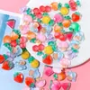 Fruta Transparente Hecho a Mano DIY Pegamento de Crema Pasador Cuerda para el Cabello Pinza para el Cabello Funda para Teléfono Móvil Pegatina para Vaso de Agua Accesorios de Resina