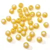 Pintura de Goteo al Óleo Acrílica Estrella de Cinco Puntas Cuentas Redondas Hecho a Mano DIY Pulsera Collar Cadena de Teléfono Móvil Material de Joyería Accesorios