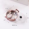 Mini accesorios para olla caliente vacíos, manualidades DIY, juego de comida, accesorios para olla caliente, casa de muñecas, olla de cocina, mini olla de pato mandarín