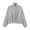 Fabricante transfronterizo de ropa para mujer al por mayor 2026 ZA AliExpress artículo de venta caliente chaqueta a cuadros moderna y elegante