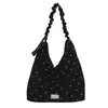Bolso bandolera de lunares estilo coreano ins para primavera-verano para mujer, estilo femenino, gran capacidad, bolso de hombro versátil para la escuela y el trabajo