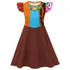 Nuevo Vestido Cosplay de Comercio Exterior para Niñas con Mangas Volantes Vestido de Princesa 26211