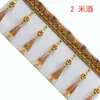 Cuentas de cortina encaje borlas de cristal accesorios decorativos moderno europeo cenefa de ventana encabezado de cortina dobladillo colgante luz