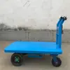 Almacén logístico camión plataforma eléctrico pequeño obra de construcción Camión de transporte camión Carretilla manual eléctrica de cuatro ruedas Rey