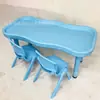 Mesa e Cadeira de Areia e Lama para Jardim de Infância Crianças Multifuncional Quebra-cabeça Blocos de Construção Mesa de Areia Brinquedos de Aprendizagem para Bebês Jogo Mesa de Areia