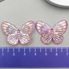 Venta al por mayor transfronteriza Barroco Lindo Mariposa Accesorios Crema Pegamento Accesorios Joyería de Resina DIY Collar Pulsera Colgante