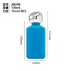 Botella de Vidrio para Perfume Aterciopelada, Botella Vacía Transparente de 100 ml, Procesamiento Personalizado, Botella Dispensadora de Muestras de Perfume, Tapa de Perfume Aterciopelada
