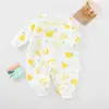 Mameluco Antibacteriano 7A para Bebé Ropa para Recién Nacidos Conjunto de Algodón Puro Primavera y Otoño Capa Base Mameluco de Bebé Otoño Invierno Traje para Gatear