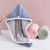 Touca de Secagem de Cabelo de Camada Dupla para Mulheres, Secagem Rápida, Espessada, Super Absorvente, Toalha de Cabelo para Estudantes Adultos, Turbante de Banho para Casa