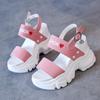 Sandalias de cuña para mujer estilo hada verano 2024 nuevo estilo ciber caliente plataforma plataforma zapatos de tacón alto