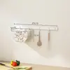 Caixa de Armazenamento de Cebolinha, Gengibre e Alho Cesta de Armazenamento de Cozinha Suporte de Parede para Pendurar Sem Furos Cesta Pequena para Pendurar Gengibre e Alho Artefato