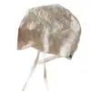 Novo Chapéu Lenço de Cabeça de Renda Floral Fino para Primavera e Verão para Mulheres, Gorro Versátil Estilo Coreano, Chapéu Lenço de Cabeça