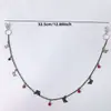 Nueva Cadena de Colgante con Forma de Corazón para Cordones de Zapatillas Ins de Amazon Adecuada para Hebilla de Cordón de Af1 Estilo Coreano Accesorios para Botas Caídas Cadena de Zapatos DIY
