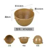 Bandeja de Hielo Seco Comercial Imitación Porcelana de Melamina, Bandeja para Albóndigas, Bol para Verduras, Bol para Fideos, Olla Caliente, Barbacoa, Específico para Restaurantes
