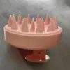 Entrega transfronteriza de TEMU de nuevo cepillo para champú para el cuero cabelludo, cepillo masajeador de cabeza, peine para champú, cepillo para champú de gel suave