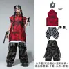 Roupas Infantis Modernas para Street Dance Colete com Capuz para Meninos Conjunto para Performance de Rua Roupas de Performance Hip Hop com Personalidade para Meninas Verão