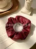 Elásticos de Cabelo Vintage de Couro Estilo Francês, Scrunchies Transfronteiriços Estilo Antigo com Toque de Luxo, Suprimentos para Joias, Em Estoque para Atacado