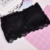 Encaje Sexy Top de Tubo Ropa Interior para Mujer Anti-Luz Reunido Base Envoltura de Pecho para Niña Tirante Invisible