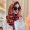 Bufanda tejida para protección solar de verano, turbante para viajes y fotografía, elegante y versátil, elegante chal bufanda de seda