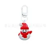 Llavero de Regalo de Navidad Más Vendido Hebilla en Forma de U de Macarrón Colgante de Goma Suave de PVC de Dibujos Animados Accesorios para Bolsas Colgante Pequeño
